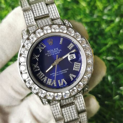 rolex cravejado de diamantes|Rolex oyster cravejados.